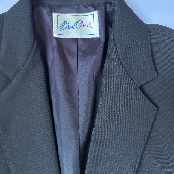 Ben Over Black Blazer Womens Sz 10 Modern Fit single Button - Picture 2 of 11